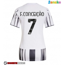 Ženske Nogometnih dresov Juventus Francisco Conceicao #7 Domači 2025-26 Kratki rokavi